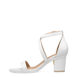 Renee Sandal - White + Block Heel Kit 3 White
