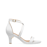 Renee Sandal - White + Stiletto Heel Kit 3 White