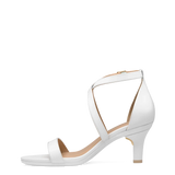 Renee Sandal - White + Stiletto Heel Kit 3 White