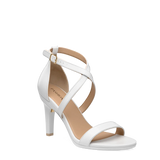 Renee Sandal - White + Stiletto Heel Kit 4 White