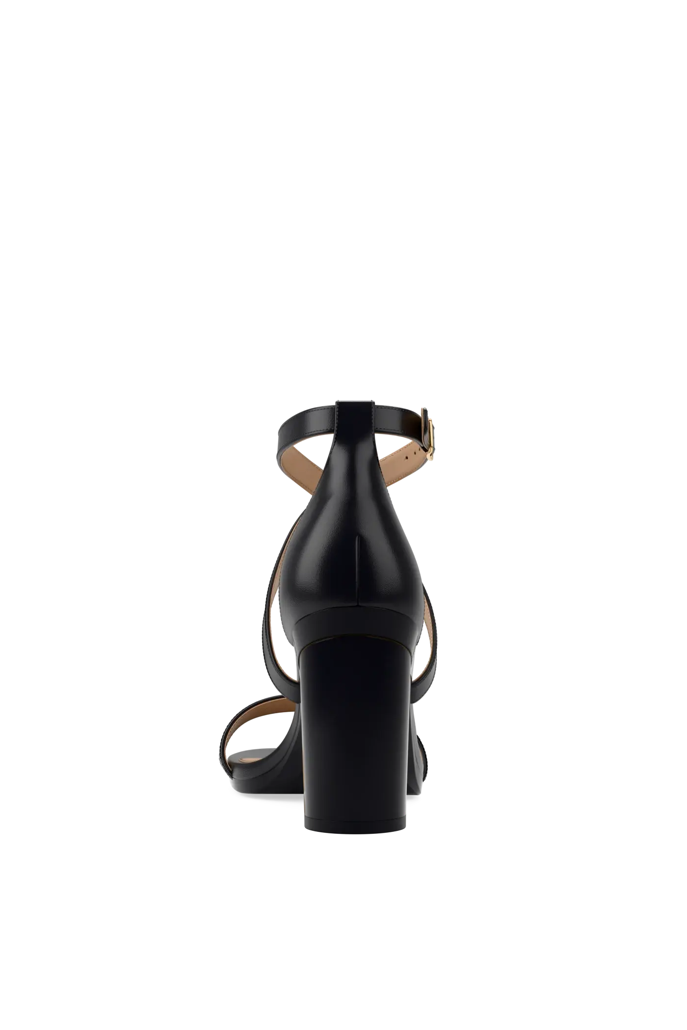 The Sandal - Coal Leather + Block Heel Kit 4 Coal