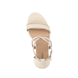 Renee Sandal - Ivory Linen