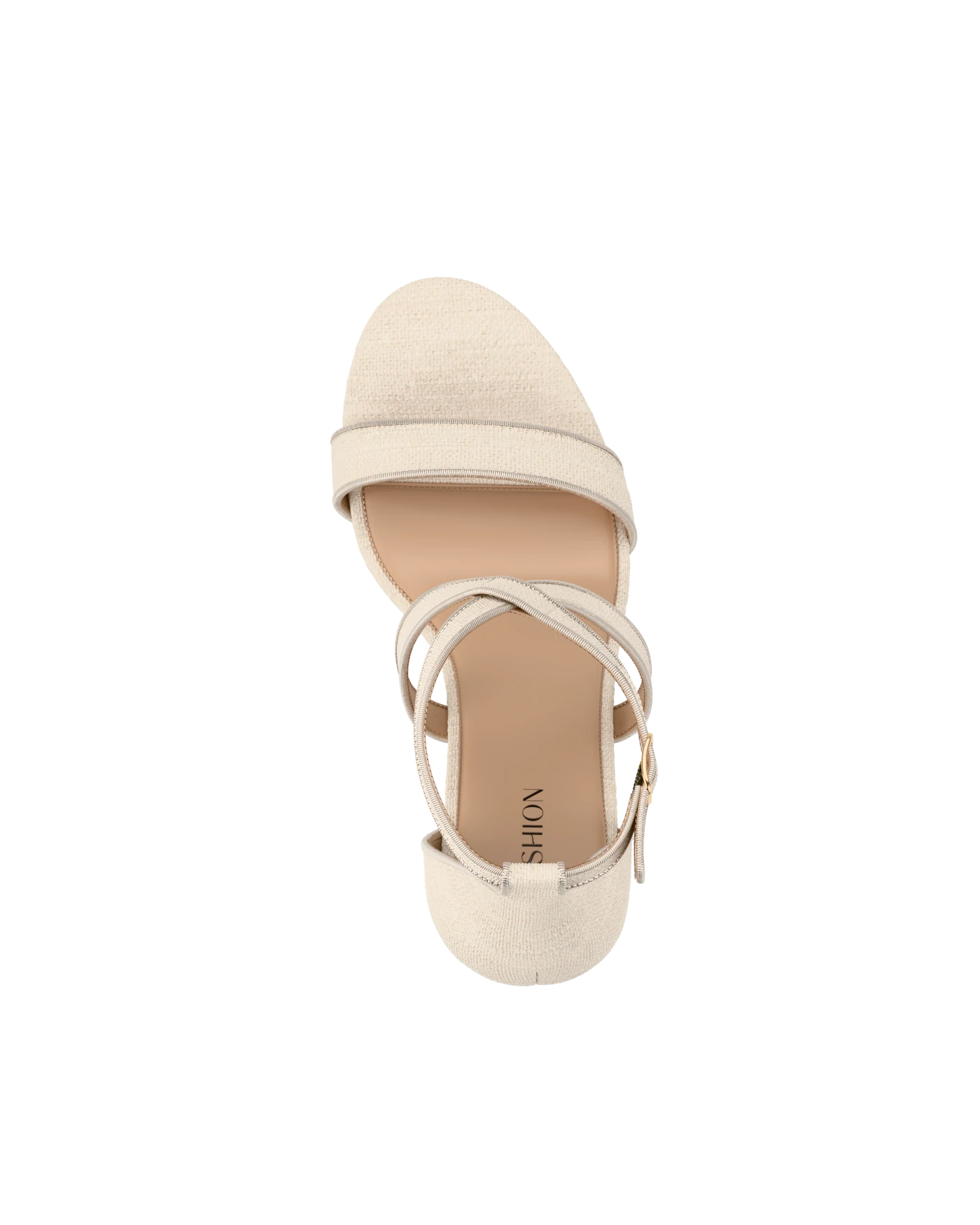 Renee Sandal - Ivory Linen