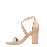 Renee Sandal - Sand Patent 4 Block - FINAL SALE