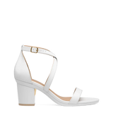 Renee Sandal - White + Block Heel Kit 3 White