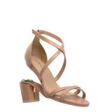 Sandy Sandal - Latte Leather 3 Block
