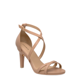 Sandy Sandal - Latte Leather 4 Stiletto