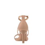 Sandy Sandal - Latte Leather 4 Stiletto