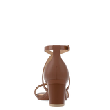 Sandy Sandal - Walnut Leather 3 Block