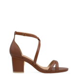 Sandy Sandal - Walnut Leather 3 Block