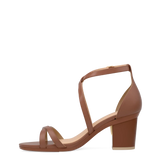 Sandy Sandal - Walnut Leather 3 Block