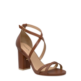 Sandy Sandal - Walnut Leather 4 Block