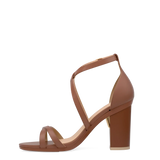 Sandy Sandal - Walnut Leather 4 Block