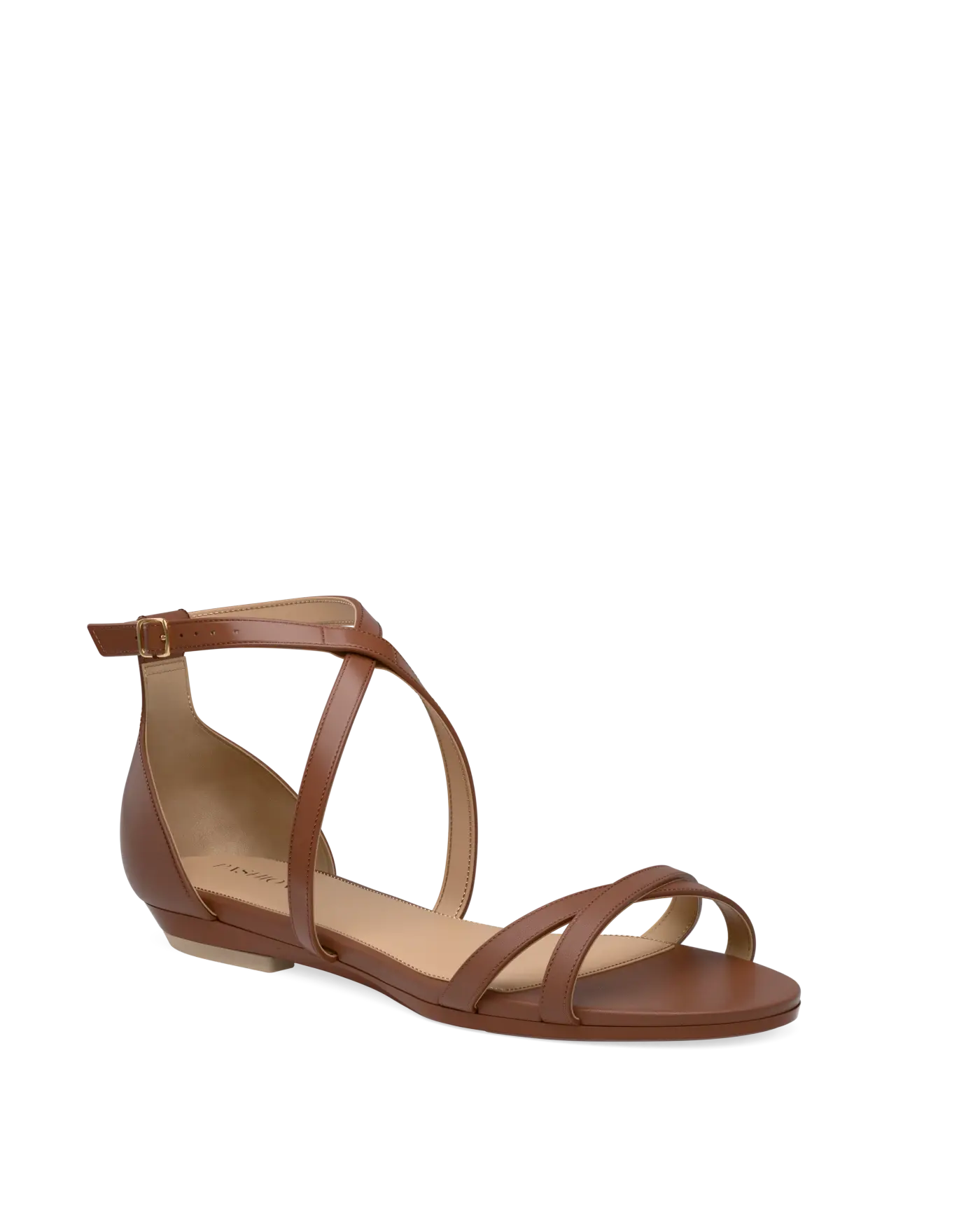 Sandy Sandal - Walnut Leather 4 Block