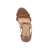 Sandy Sandal - Walnut Leather 4 Block
