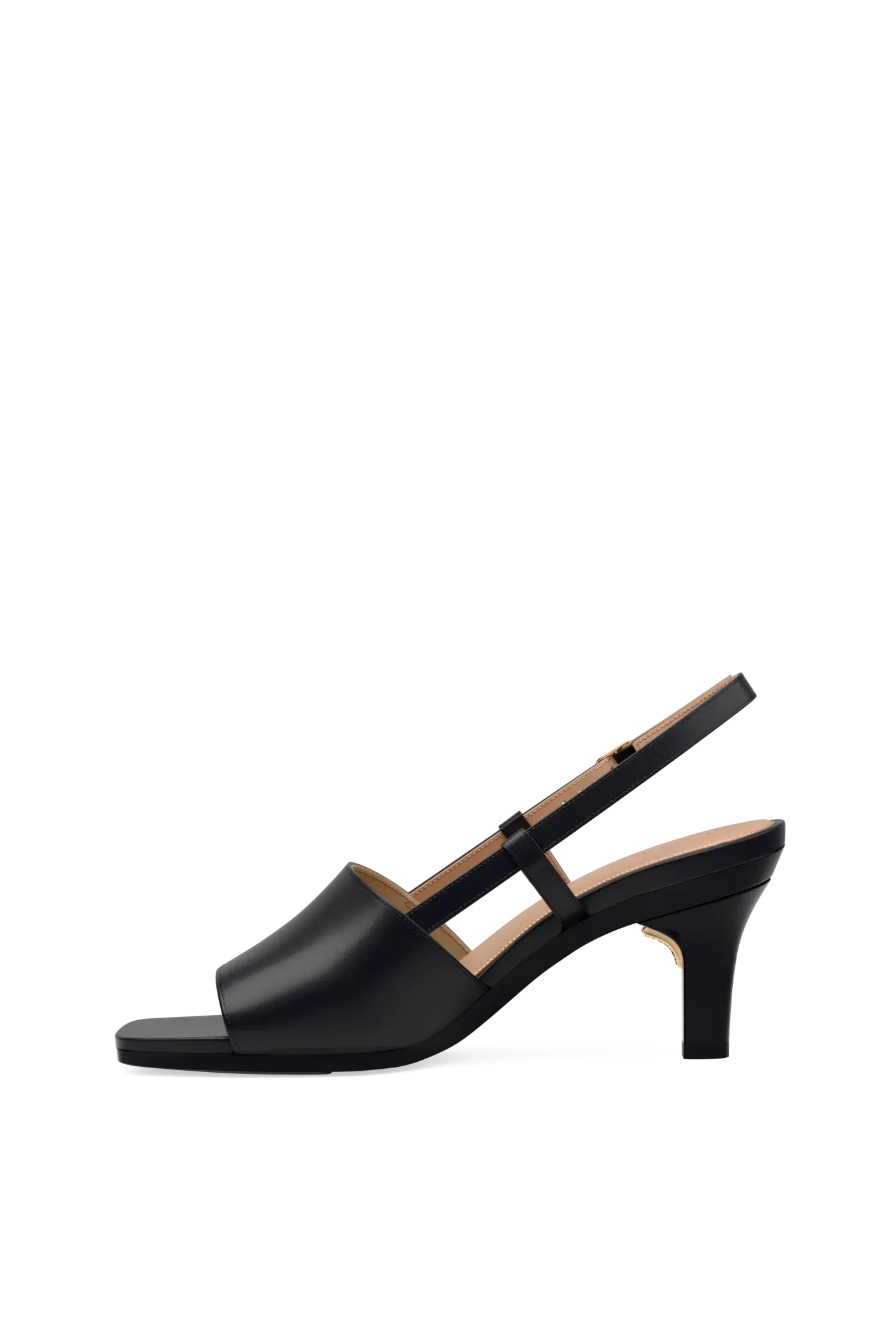 The Shae - Coal Leather 3 Stiletto