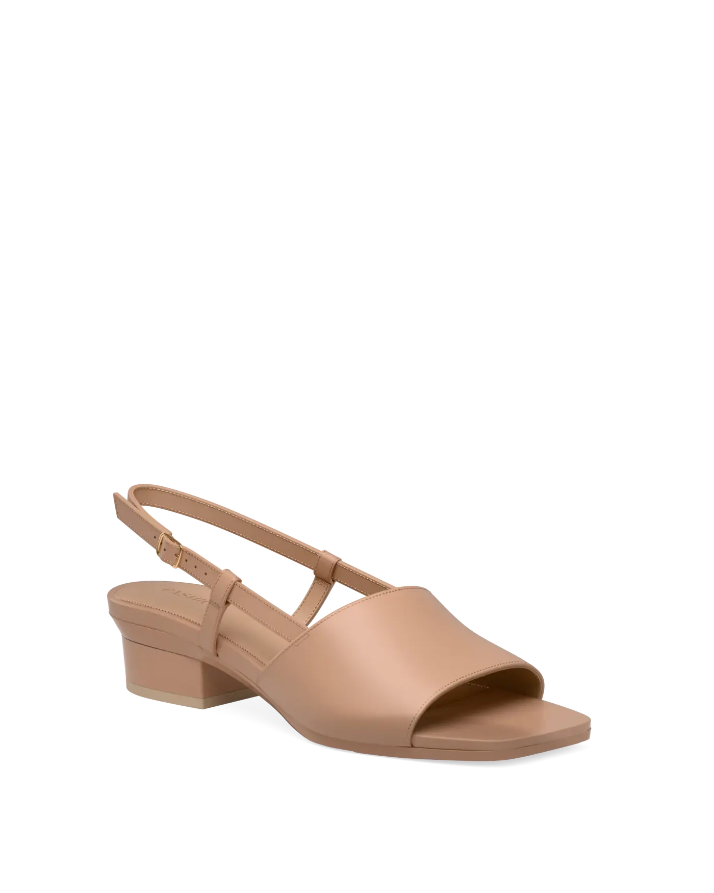 Shae Mule Sandal - Latte Leather 4 Stiletto