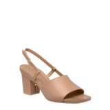 Shae Mule Sandal - Latte Leather 3 Block