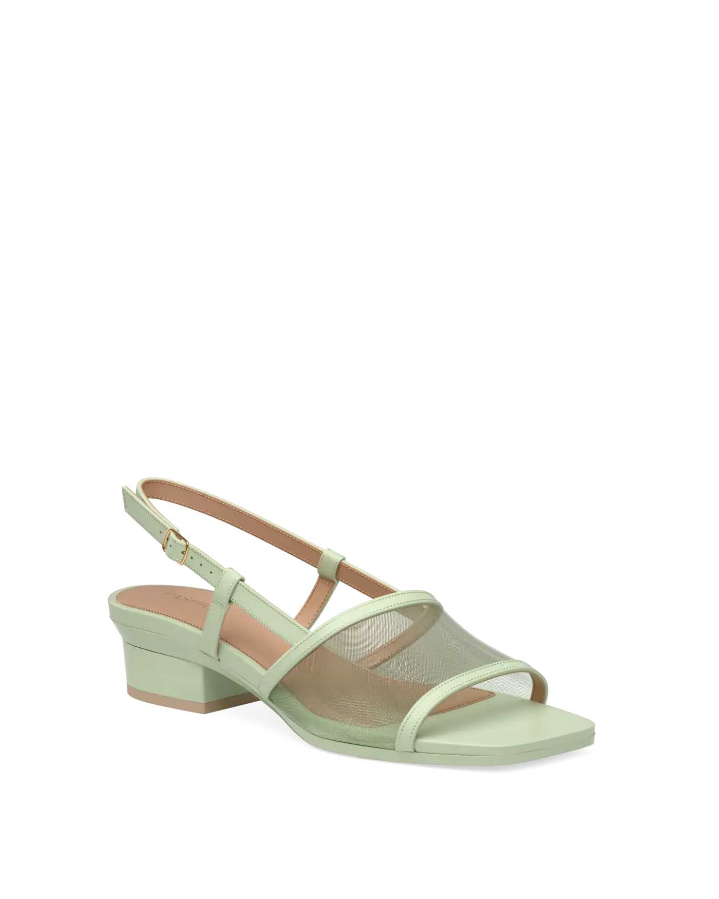 Shae Mule Sandal - Mint Mesh 4 Block