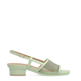 Shae Mule Sandal - Mint Mesh Flat