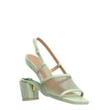 Shae Mule Sandal - Mint Mesh 3 Block