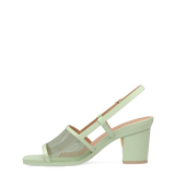 Shae Mule Sandal - Mint Mesh 3 Block