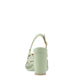 Shae Mule Sandal - Mint Mesh 4 Block