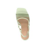 Shae Mule Sandal - Mint Mesh 3 Block