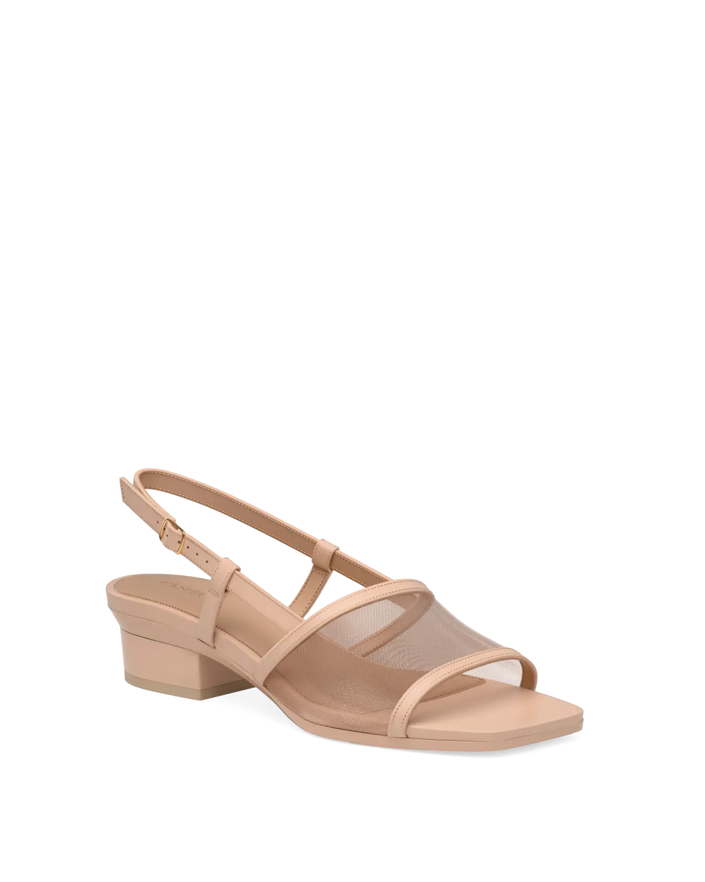 Shae Mule Sandal - Sand Mesh 4 Stiletto