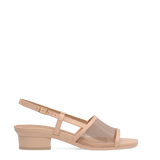 Shae Mule Sandal - Sand Mesh Flat