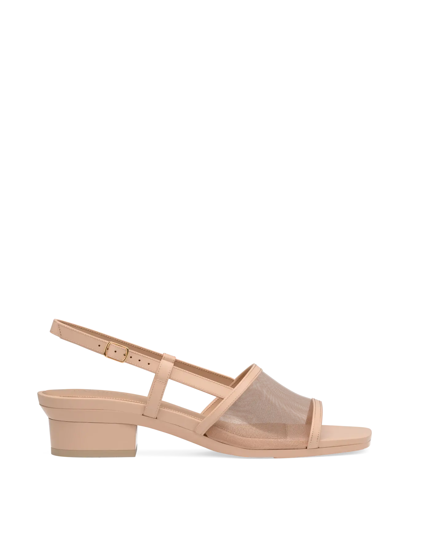 Shae Mule Sandal - Sand Mesh Flat