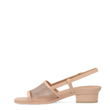 Shae Mule Sandal - Sand Mesh Flat