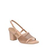 Shae Mule Sandal - Sand Mesh 3 Block