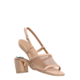 Shae Mule Sandal - Sand Mesh 3 Block