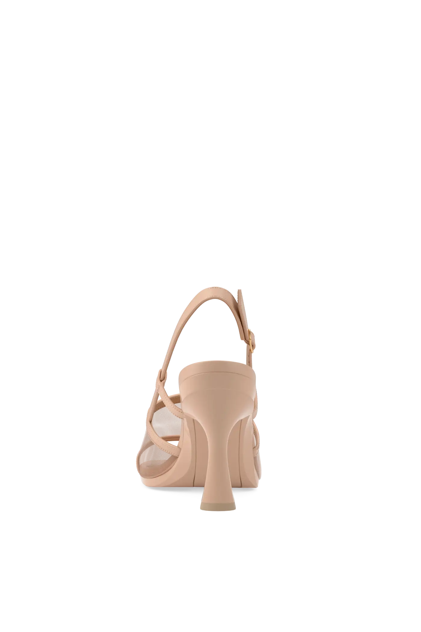 The Shae - Sand Mesh 4 Flare Stiletto