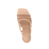 Shae Mule Sandal - Sand Mesh Flat
