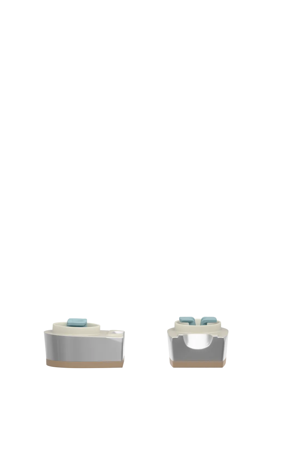 Silver Block Accessory Block Heel Kit 1.5 Matte Silver