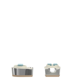 Block Heel Kit 1.5 Silver Metallic