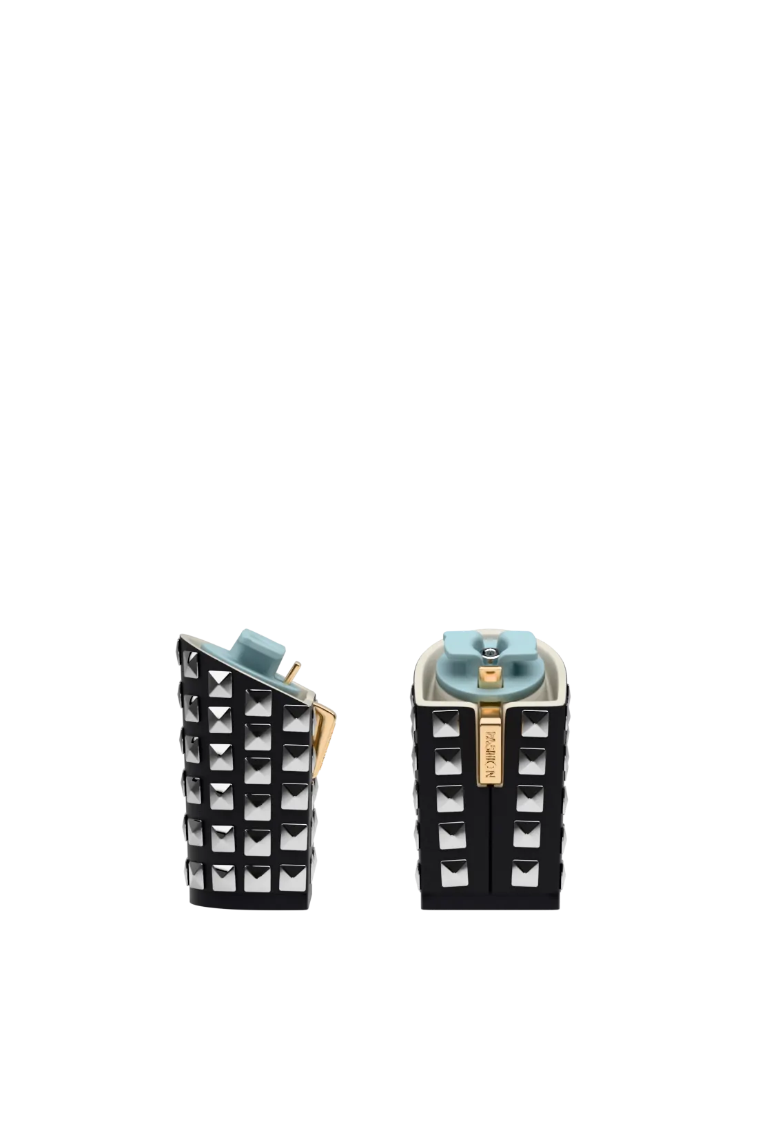 Block Heel Kit 4 Silver Stud