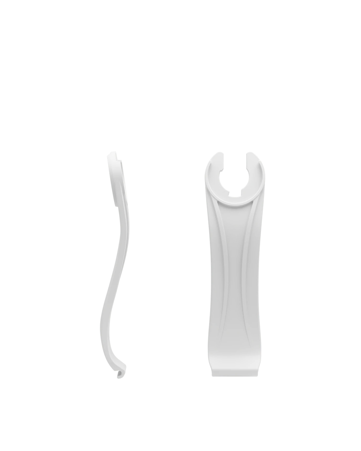 Stelo - Matte Silver, product view. Pashion convertible heels go from heel to flat and are customizable with interchangeable heel kits.