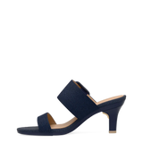 The Buckle Slide - Midnight Denim 3 Stiletto