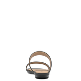 Ava Slide - Coal Black Leather