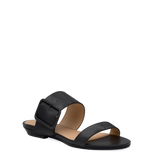 The Buckle Slide - Coal Black Suede 4 Stiletto