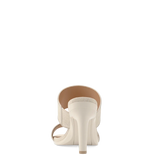 Ava Slide - Ivory Linen 4 Stiletto