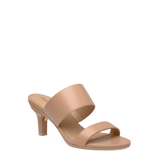 Ava Slide - Latte Leather 3 Stiletto