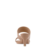 Ava Slide - Latte Leather 3 Stiletto