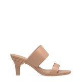 Ava Slide - Latte Leather 3 Stiletto