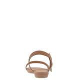 The Buckle Slide - Latte Suede