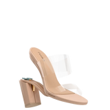 Ava Slide - Sand Transparent 4 Block