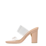 Ava Slide - Sand Transparent 4 Block